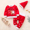 Little Bumper Baby Clothes Santa Plaid Print Pajamas Sleepwear