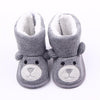 Little Bumper Baby Shoes Model 1-Gray / 0-6 Months Boots Infant Toddler  Cartoon Bear Shoes