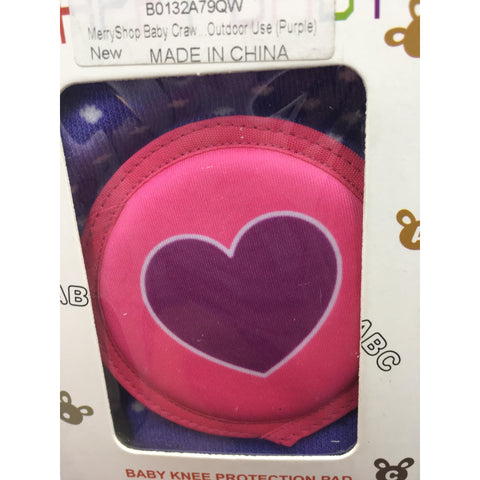 Image of Baby Crawling Knee Pad Toddler Elbow Protective Pads Crawling Safety Protector- (Purple)