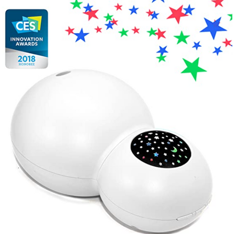 Image of ZAQ Sky Aroma Essential Oil Kids Diffuser Ultrasonic Aromatherapy Star Projector, White