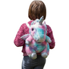 Little Bumper 3D Realistic Unicorn Stuffed Toy Backpack for Kids