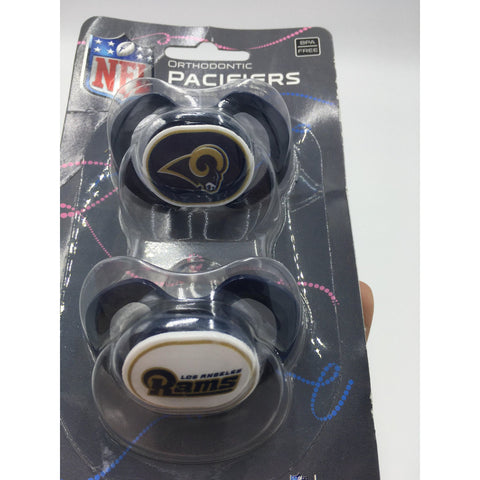 Image of Baby Fanatic Los Angeles Rams 2-pk Pacifier Set