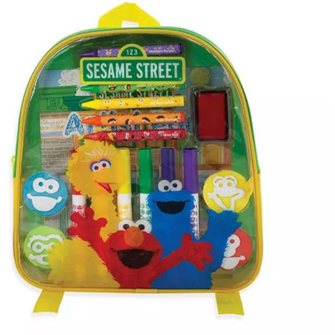 Image of 21-Piece Art and Activity Kids Backpack