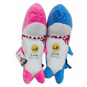 Little Bumper 3D Realistic Baby Shark Stuffed Toy Backpack for Kids (2-Pack)