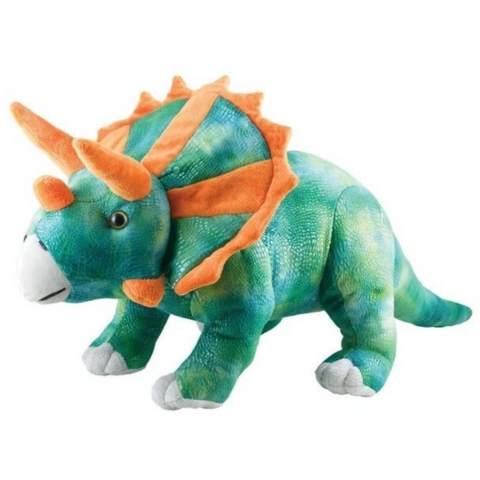 Giant 28-Inch Triceratops Dino Stuff Toy