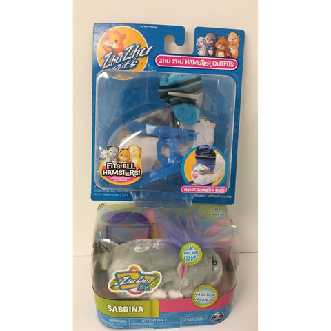 Image of Zhuzhu Pet Hamster with FREE Snow Skiing Outfit