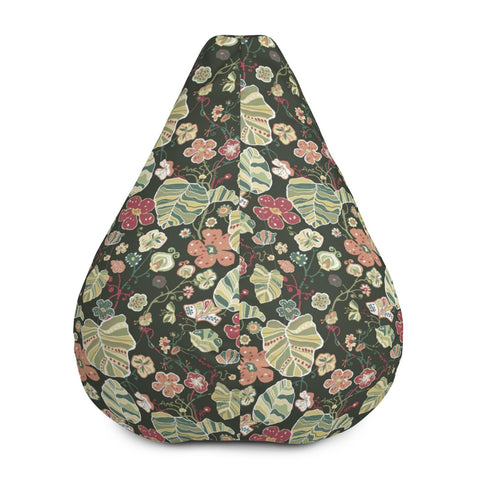 Image of Flower Bean Bag Chair Cover