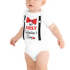 Little Bumper 3-6m My First Valentine's Day Baby Body Suit