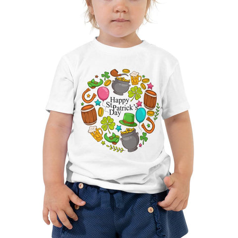Image of Little Bumper 3T Happy St. Patrick's Day Toddler Short Sleeve Tee