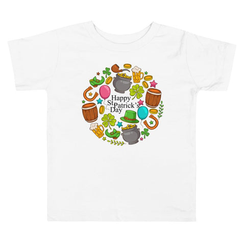Image of Little Bumper 4T Happy St. Patrick's Day Toddler Short Sleeve Tee