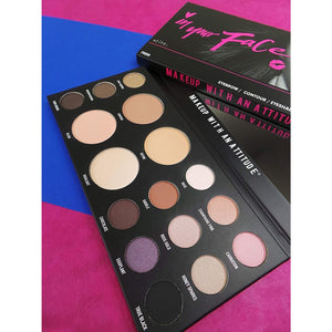 Little Bumper Accessories 3-in-1 RUDE "In Your Face" Makeup Pallet