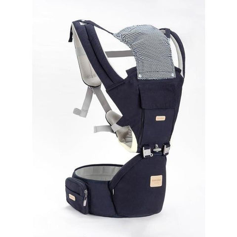 Image of Little Bumper Accessories 6631 Navy Blue / United States Breathable  Baby Carrier Backpack