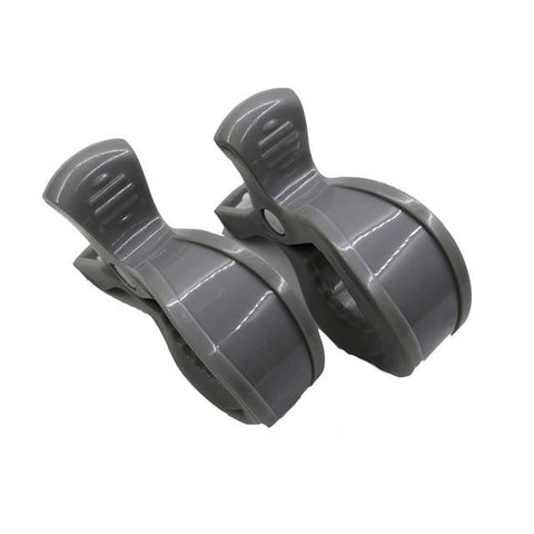 Image of Little Bumper Accessories grey / United States Baby Stroller Clamp Alligator Clip 2pcs