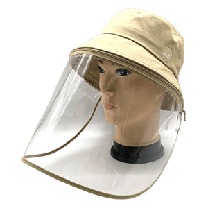 Little Bumper Accessories S/M (Child) / Beige Bucket Hat Little Bumper Replacement Zipper Face Shield - Hat Not Included