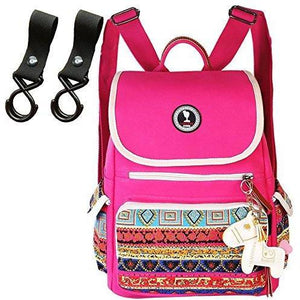 Little Bumper Accessories Stylish Diaper Bag Backpack Organizer for Mom (Pink)
