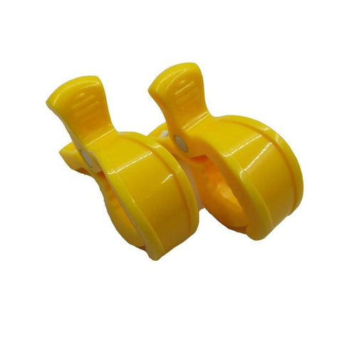Image of Little Bumper Accessories yellow / United States Baby Stroller Clamp Alligator Clip 2pcs