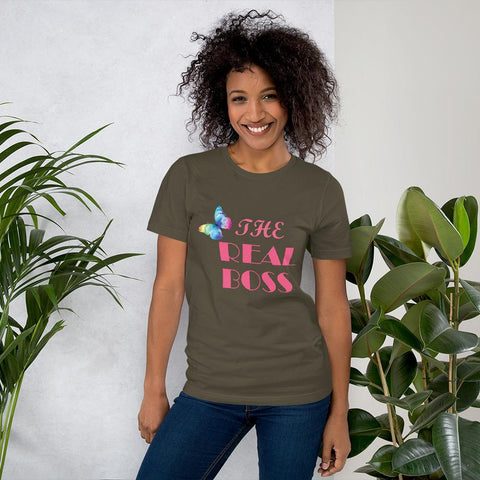 Image of Little Bumper Army / S The Real Boss Short-Sleeve Unisex T-Shirt