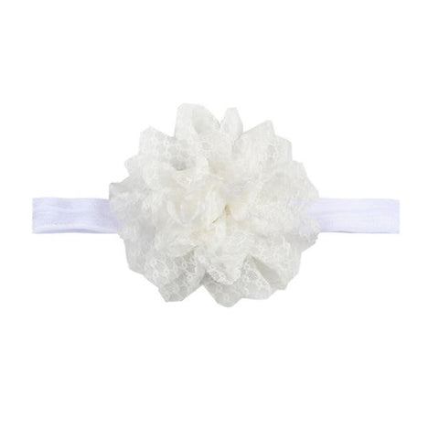 Image of Little Bumper Baby Accessories 03 / United States Elastic Lace Flower Headband