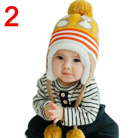 Image of Little Bumper Baby Accessories 2 / United States Baby Knitted Crochet Beanie