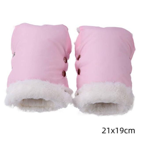 Image of Little Bumper Baby Accessories Pink / United States Warm Stroller Gloves