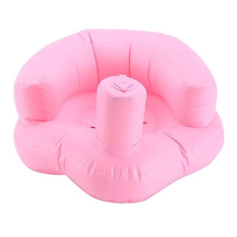 Image of Little Bumper Baby Accessories United States / Pink Inflatable Chair Sofa Bath Seats