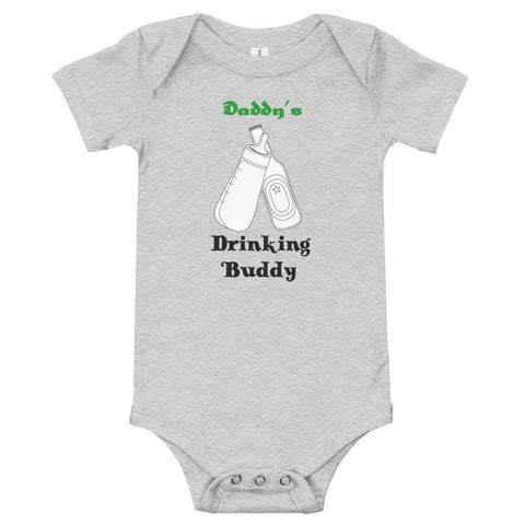 Image of Little Bumper Baby Bodysuit Daddy's Drinking Buddy Baby Bodysuit