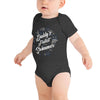 Little Bumper Baby Bodysuit Dark Grey Heather / 3-6m Daddy's Fastest Swimmer Baby Bodysuit
