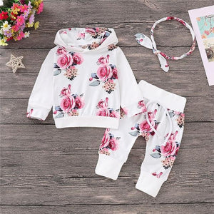 Little Bumper Baby Clothes 201242 White / 18M / United States Floral  Baby Girl Clothes