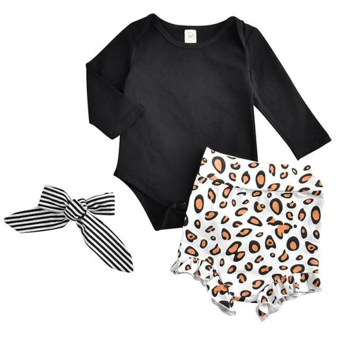 Image of Little Bumper Baby Clothes 203978 Leopard print / 12-18M / United States Baby Girl Clothes Set