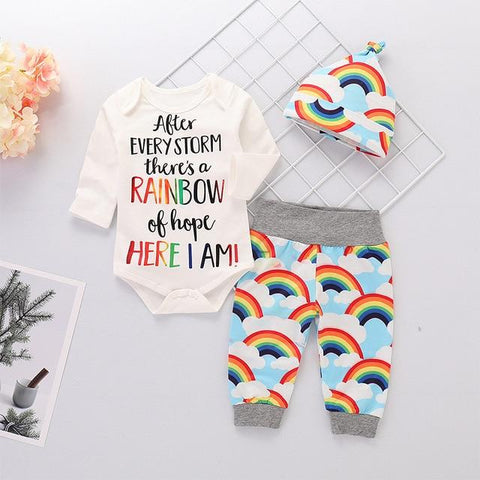 Image of Little Bumper Baby Clothes 993072 Rainbow / 12-18M / United States Baby Girl Clothes Set