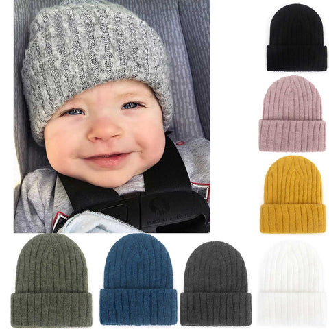 Image of Little Bumper Baby Clothes Beanie Knitted Kids Hat