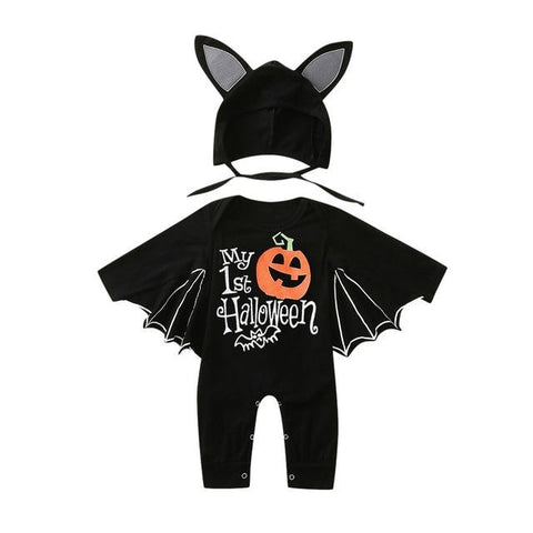 Image of Little Bumper Baby Clothes Black / 9M / United States Newborn Halloween Costume For Babies Set
