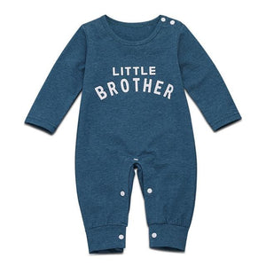 Little Bumper Baby Clothes Blue / 18M / United States Letter Long Sleeve Romper