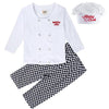 Little Bumper Baby Clothes Chef Baby / 18M / United States Halloween Fancy Baby Chef Costume Set