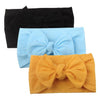 Little Bumper Baby Clothes D / United States Girls Mixed color Knot Turban 3Pcs.