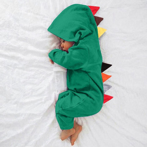 Image of Little Bumper Baby Clothes Hooded Infant Baby Romper