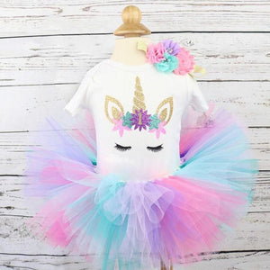 Little Bumper Baby Clothes ITEM 6 Unicorn Party Tutu Girls Dress