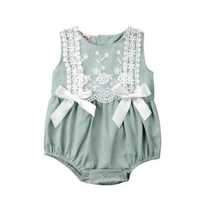 Little Bumper Baby Clothes Lace Ruffles Rompers