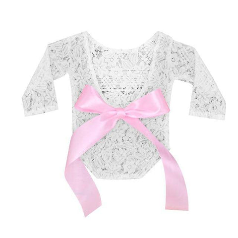 Image of Little Bumper Baby Clothes Pink / United States / one size Newborn Baby Photography Lace Romper