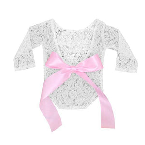 Little Bumper Baby Clothes Pink / United States / one size Newborn Baby Photography Lace Romper