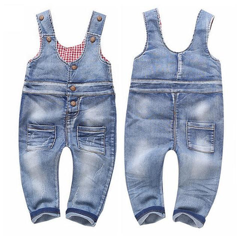 Image of Little Bumper Baby Clothes spring summer 1 / 9-12M / United States Jeans Baby  Jumpsuit Pants