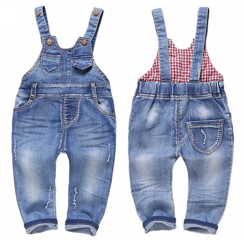 Image of Little Bumper Baby Clothes spring summer 2 / 9-12M / United States Jeans Baby  Jumpsuit Pants