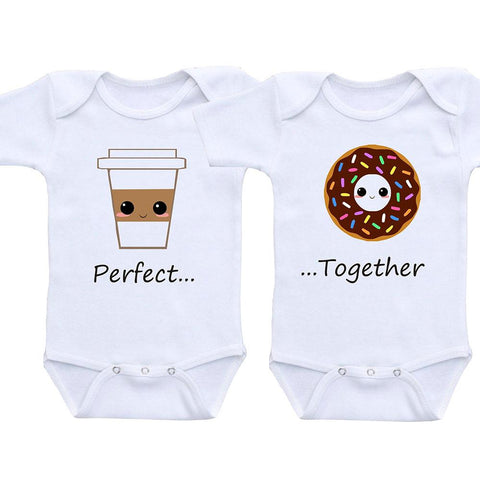 Image of Little Bumper Baby Clothes Twin Baby Onesies Outfits