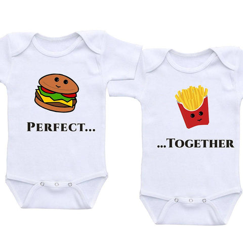 Image of Little Bumper Baby Clothes Twin Baby Onesies Outfits