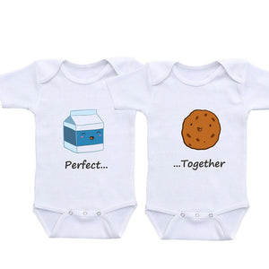Little Bumper Baby Clothes Twin Baby Onesies Outfits