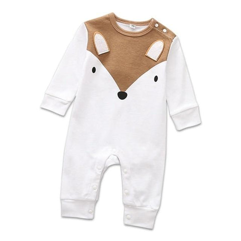 Image of Little Bumper Baby Clothes W / 3M / United States Long Sleeve Romper