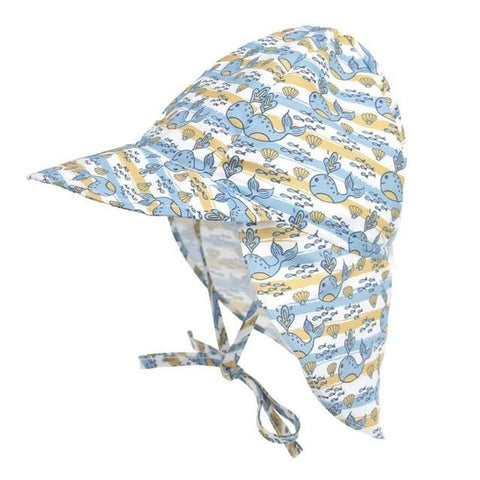 Image of Little Bumper Baby Clothes Whale / United States / 3 to 18M Sun Protection Bucket Hats