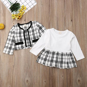 Little Bumper Baby Clothes White / 5T Party Kids Clothes For Baby Girl
