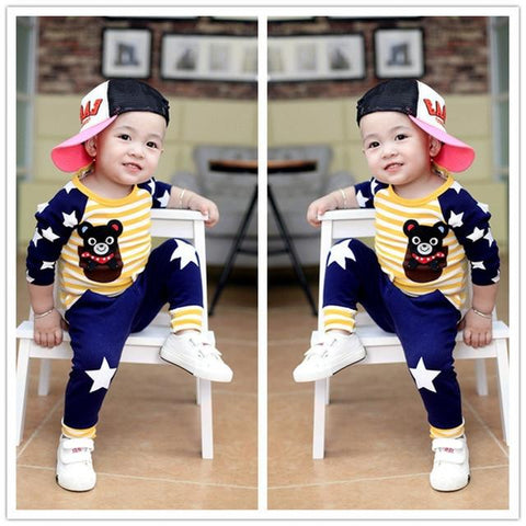 Image of Little Bumper Baby Clothes YCWJ-1005-C / 3T / United States Baby Boy clothes 2Pcs.