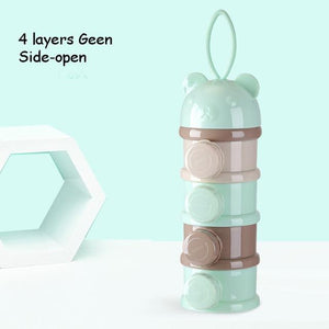 Little Bumper Baby Feeding green-side open-4 Portable Baby Food Storage Box